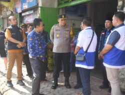 Kapolres Aryo Dwi Wibowo Bersama Bupati Pantau Langsung Pasar dan SPBU Jelang Idulfitri