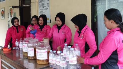 Eco Enzyme Jadi Solusi Bhayangkari Curahdami Siap Uji Kualitas untuk Pengembangan Usaha