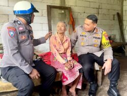 Sosok Humanis Kapolres Bondowoso Dr Aryo Dwi Wibowo, Hadir untuk Tunanetra yang Membutuhkan