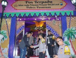 Pantau Arus Mudik, Kapolres Pasuruan Tekankan Kewaspadaan dan Pelayanan Humanis