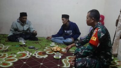 Sentuhan Humanis Babinsa, Silaturahmi Door to Door di Hari Raya