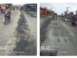 Jalan Diaspal, Kualitas Dipertanyakan: PUPR Kampar Bungkam Soal Spesifikasi