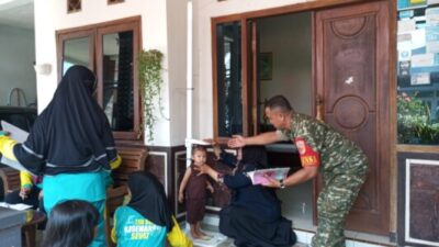 Dari Teritorial ke Kesehatan: Babinsa Hadir di Posyandu Nuri 3B
