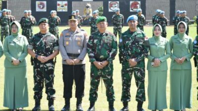 Pelepasan Prajurit Raider Yonif 514/SY Mendapatkan Kehormatan Tugas Menjaga Perdamaian Dunia ke Lebanon