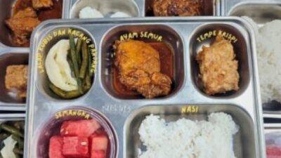 Distribusi MBG Dapur SPPG Gunung Anyar Tepat Waktu, Menu Variatif dan Higienis Tuai Apresiasi