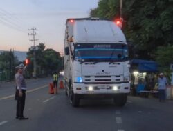 Polresta Banyuwangi Optimalkan Buffer Zone Bulusan Kepadatan Terurai, Sopir Puji Polisi