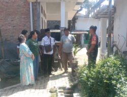 Babinsa 0822 Dampingi Pengukuran Batas Tanah Warga di Grujugan, Situasi Aman dan Kondusif