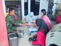 Humanis,Babinsa Kawal Program Gizi untuk Bumil dan Balita