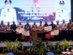 Ada 141 PNS Kabupaten Sidoarjo Terima SK Purna Tugas