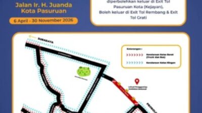 Polres Pasuruan Kota Siapkan Jalur Alternatif Dampak Pembongkaran Jembatan Bok Wedi