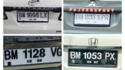 Plat Tak Standar Bertebaran, Dirlantas Polda Riau Dipertanyakan: Tutup Mata