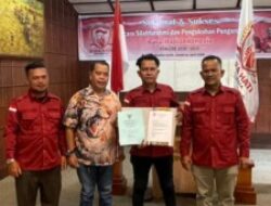 Pengukuhan DPP BARA HATI Indonesia Digelar di Aula Siantar Hotel, Tekankan Solidaritas dan Transparansi