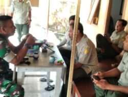 Demi Petani, Babinsa dan PPL Wonosari Perkuat Koordinasi