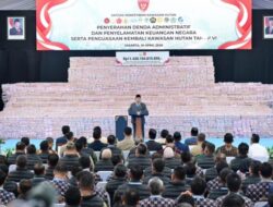 Prabowo Subianto Saksikan Penyerahan Uang Hasil Sitaan Negara Sebesar Rp.11,4 Triliun