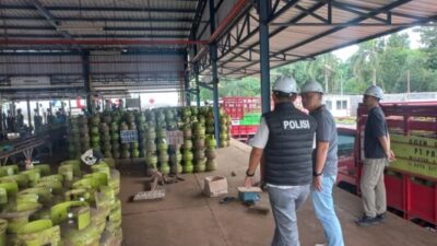 Pastikan Tepat Sasaran dan Tanpa Penyelewengan,Pendistribusian LPG 3.Kg Diawasi Polres Bondowoso