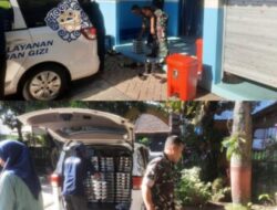 Distribusi Perdana Menu MBG Dapur Cindogo 02 Dikawal Anggota TNI Koramil 0822/11 Tapen, Sasar 824 Pelajar di Dua Sekolah