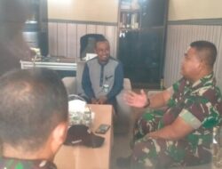 Danramil 0822/01 Kota Tinjau Sarana Olahraga di Ponpes Al-Irsyad, Dukung Pembinaan Fisik Santri