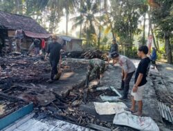Babinsa Johari: Aksi Cepat Bersihkan Puing Kebakaran di Bandilan Tuai Apresiasi Warga