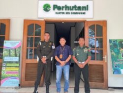 Perhutani KPH Bondowoso Terima Kunjungan Subdenpom, Perkuat Kolaborasi Pengelolaan Hutan