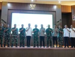 Bupati Panca Wijaya Akbar,Sambut Kedatangan Pangdam II/Sriwijaya Di Ogan Ilir,Dalam Kunjungan Kerja