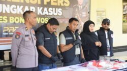 Press Release Polres Bondowoso, Satresnarkoba Ungkap 5 Kasus Narkoba dengan 5 Tersangka