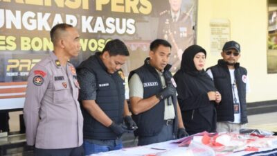 Press Release Polres Bondowoso, Satresnarkoba Ungkap 5 Kasus Narkoba dengan 5 Tersangka