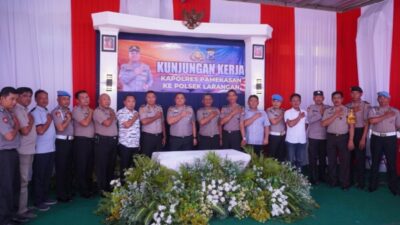 Kunker Kapolres Pamekasan ke Polsek Jajaran: Tekankan Transparansi Anggaran, Jaga Kamtibmas, hingga Santuni Anak Yatim