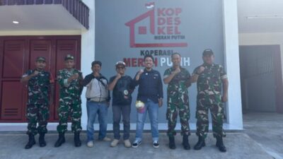 Kasdim 0822 Bondowoso Turun Langsung, Bersama Danramil dan Babinsa Cek KDMP Kota Kulon dengan Tim Agrinas