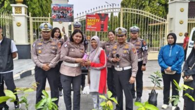 Turun ke Jalan, Ditlantas Polda Riau Gaungkan Tertib Lalu Lintas dan Green Policing di CFD Sudirman