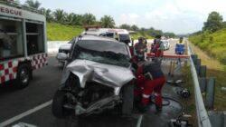 PJR Polda Riau Bergerak Cepat, Evakuasi Korban Kecelakaan Tragis di Tol Permai KM 38
