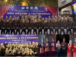 Penyerahan Penghargaan dan Pelepasan Kelas XII SMAN 1 Payaraman Berlangsung Khidmat Penuh Haru