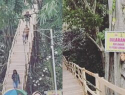 Jembatan Alternatif Wilayah Nangkaan Bondowoso Menjadi Trending Topic Publik
