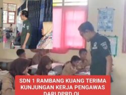 SDN 01 Rambang Kuang Terima Kunjungan DPRD, Bahas Penyempurnaan Fasilitas Sekolah