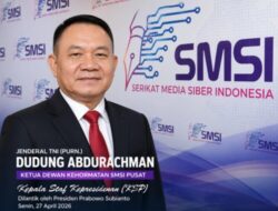 SMSI Bondowoso Ucapkan Selamat, Jenderal TNI (Purn.) Dudung Abdurachman Resmi Dilantik Jadi Kepala Staf Kepresidenan