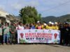Prajurit Brigif TP 28/Bari Fola bersama buruh dan masyarakat melaksanakan karya bhakti dalam rangka Hari Buruh