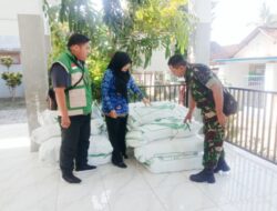 875 Kg Bibit Padi Disalurkan, Babinsa Jadi Garda Terdepan Pendamping Petani