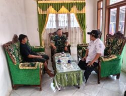 Babinsa Grujugan Aktif Komsos Bersama PPL dan Kelompok Tani, Bahas Pemutakhiran Data Pupuk Subsidi
