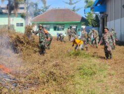 Danramil Sukosari Kapten Cku Roedy Riyanto Pimpin Langsung Karbak Persiapan Mayon Sementara YTP di Sumber Wringin