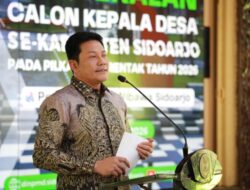 Pembekalan 230 Cakades, Bupati Sidoarjo Subandi Tegaskan Pilkades Damai