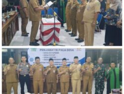 Pelantikan Pejabat Kepala Desa Kecamatan Tanggulangin, Camat Tegaskan Aman Kondusif dan Demokratis