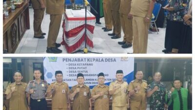 Pelantikan Pejabat Kepala Desa Kecamatan Tanggulangin, Camat Tegaskan Aman Kondusif dan Demokratis