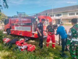 Kodim 0822 melaksanakan Latihan Dalam Satuan Pemadam Kebakaran di Eks Asrama 514