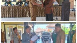 Serah Terima Jabatan dan Pelantikan PJ Kepala Desa Kupang