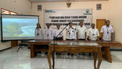 Perhutani KPH Bondowoso Laksanakan Pelantikan dan Serah Terima Jabatan Pejabat Jenjang IV