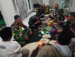 Babinsa Mengok Perkuat Silaturahmi dengan Warga, Suasana Hangat Warnai Komsos Malam