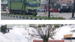 Pekanbaru Dijaga Ketat,Jam Larangan Dump Truk Bermuatan Masih Berkeliaran