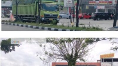 Pekanbaru Dijaga Ketat,Jam Larangan Dump Truk Bermuatan Masih Berkeliaran