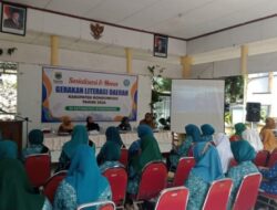 Babinsa Dabasah Dampingi Danramil Monitoring Gerakan Literasi Daerah, Ibu Wabup Bondowoso Turut Hadir