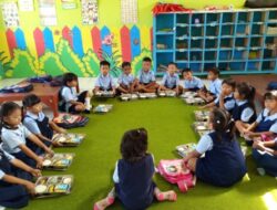 Murid TK Dharmakusuma 02, Terima 37 Paket MBG dari SPPG Gunung Anyar
