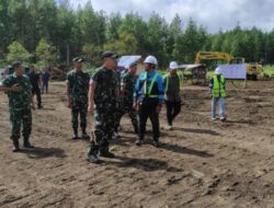 Dandim 0822 Bondowoso Turun Langsung Cek Patok Lahan Yon TP, Warga Sumber Wringin Sambut Pembangunan Strategis